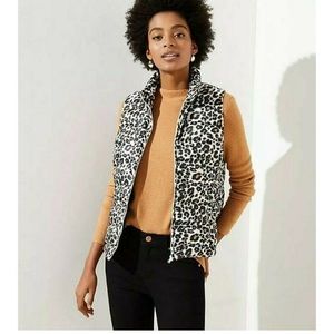LOFT Leopard Print Vest 🐆